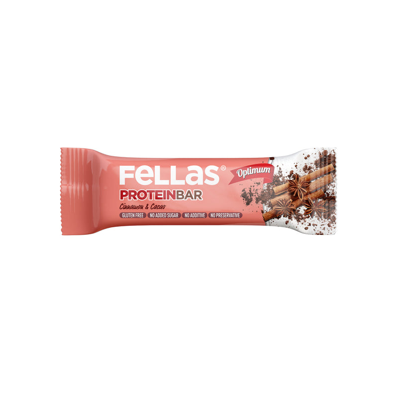 Fellas Optimum Protein Bar with Cinnamon and Cocoa (Tarçınlı Ve Kakaolu Meyve Barı) 32g
