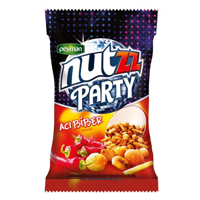 Peyman Nutzz Hot Roasted Peanuts (Acı Biber Aromalı Mısır Çerezi) 200g