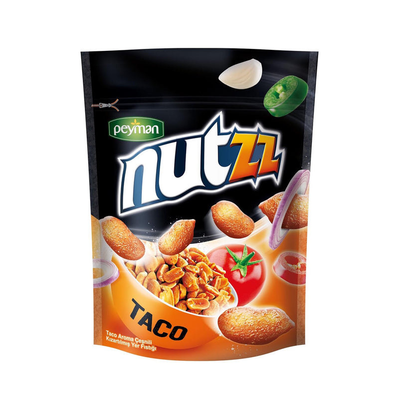 Peyman Nutzz Taco-Spiced Roasted Peanuts (Kızartılmış Yer Fıstığı) 130g
