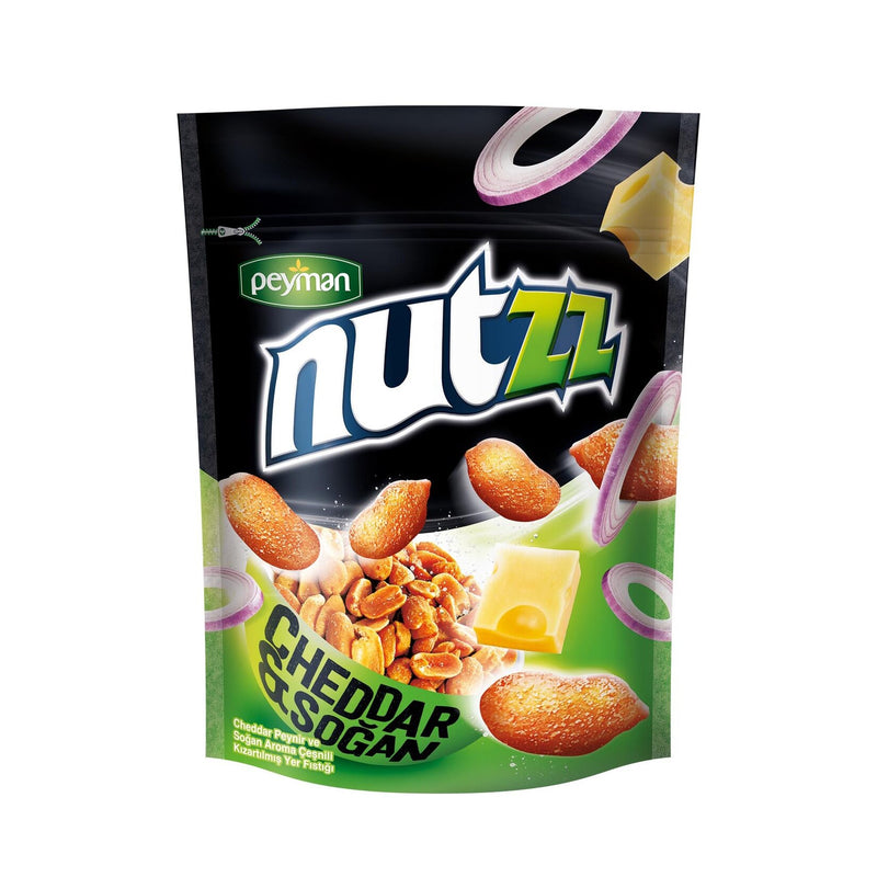 Peyman Nutzz Cheddar and Onion Peanuts (Cheddar Ve Soğan Aromalı Yerfıstığı) 83g