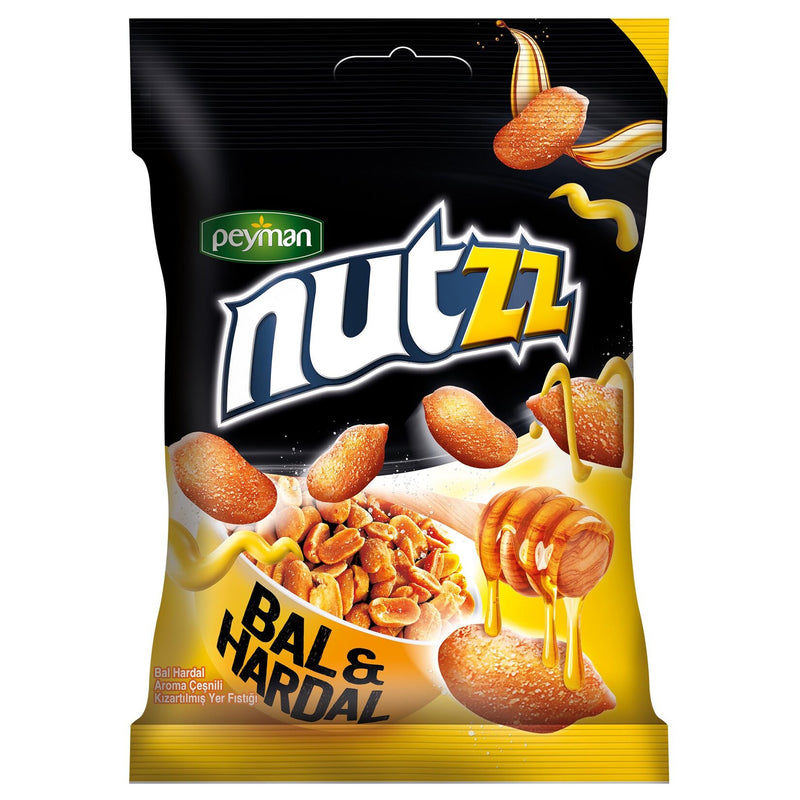 Peyman Nutzz Honey & Mustard Peanuts (Bal Ve Hardal Çeşnili Yerfıstığı) 130g
