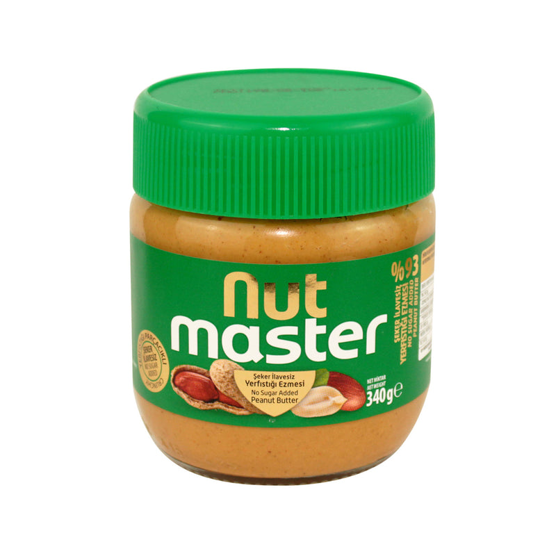 Nut Master Sugar-Free Peanut Butter (Şeker İlavesiz Yer Fıstığı Ezmesi) 340g