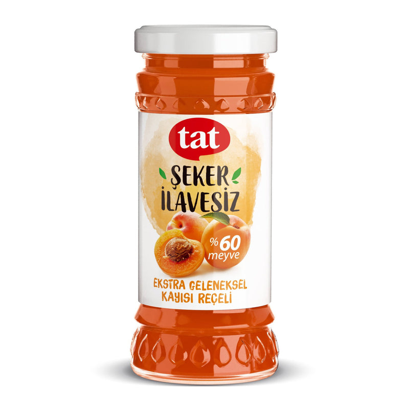 Tat Apricot Jam, No Added Sugar (Şeker İlavesiz Kayısı Reçeli) 270g