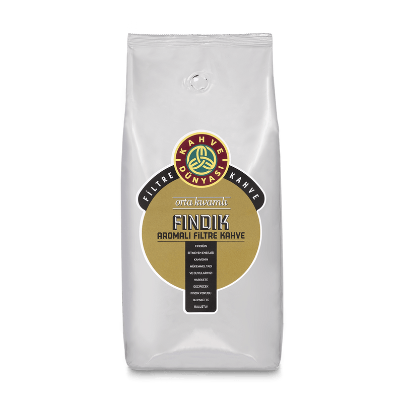 Kahve Dünyası Hazelnut Filter Coffee (Fındık Aromalı Filtre Kahve Çekirdek) 1kg