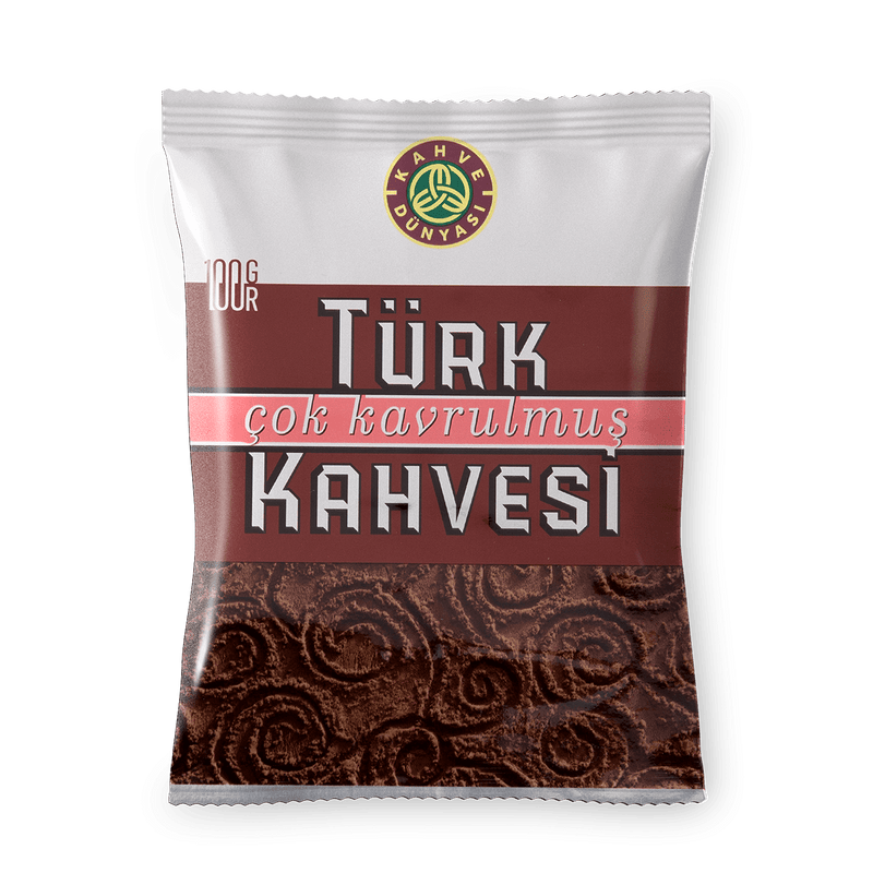 Kahve Dünyası Dark Roasted Turkish Coffee (Çok Kavrulmuş Türk Kahvesi) 100g