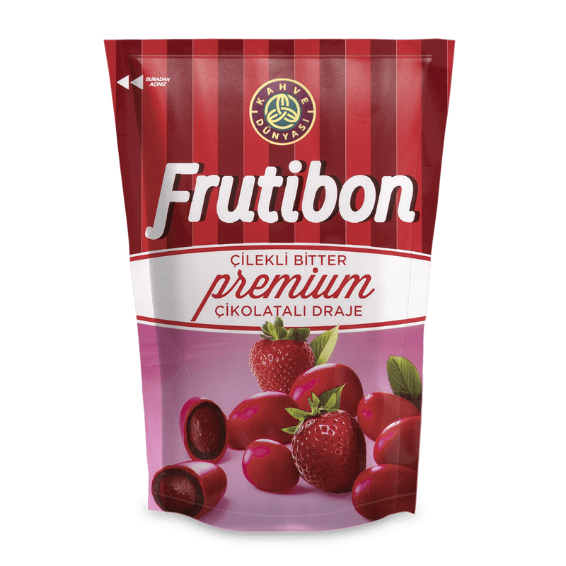 Frutibon Chocolate-Covered Strawberries (Çilekli Çikolatalı Draje) 150g