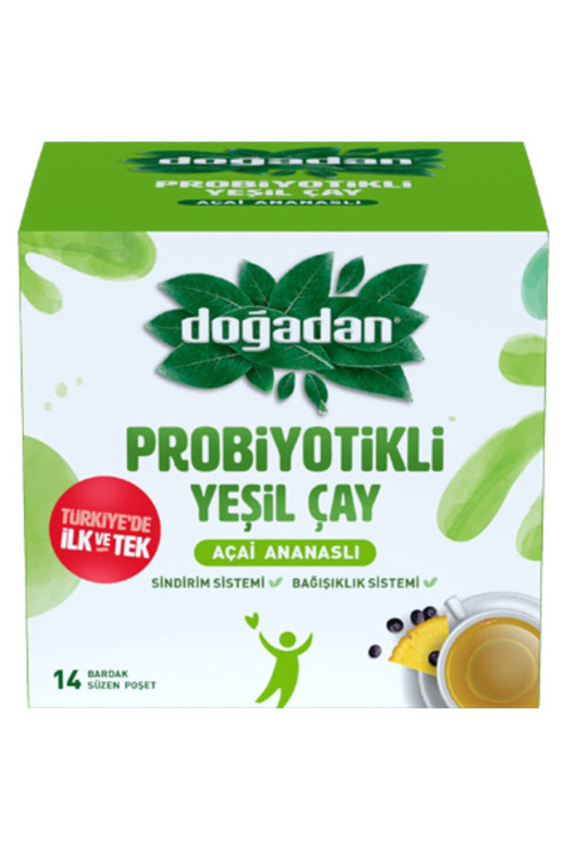 Doğadan Probiotic Green Tea (Probiyotikli Yeşil Çay 14'lü) 23,8g