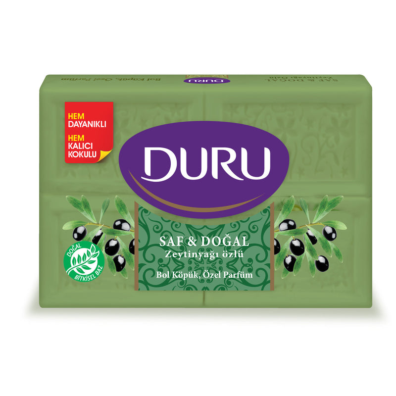 Duru Pure & Natural Olive Oil Soap (Saf&Doğal Yeşil Zeytinyağlı Sabun) 600g