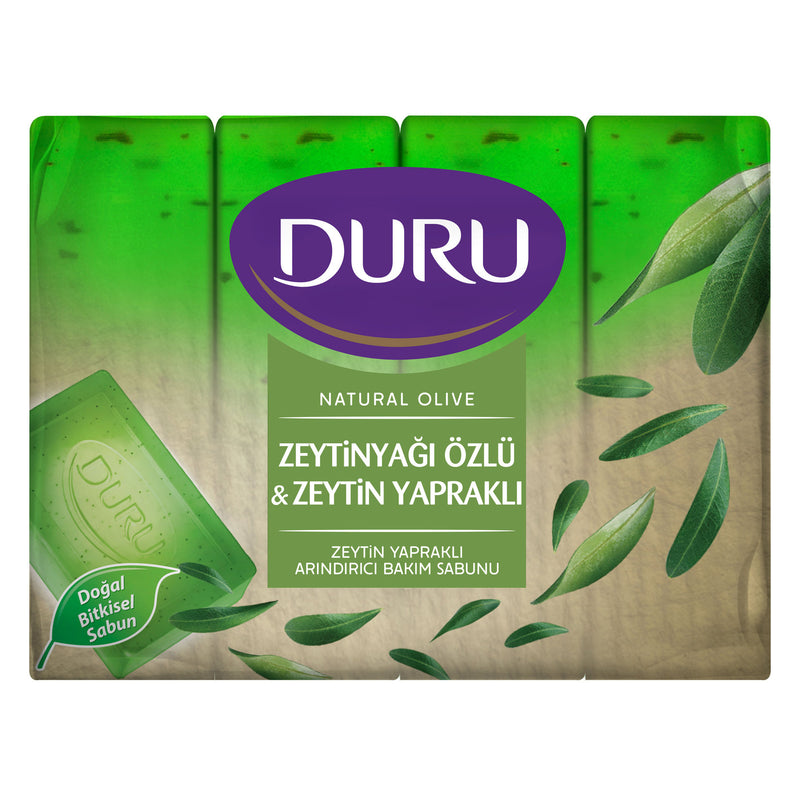 Duru Natural Olive Leaf Soap (Zeytin Yapraklı) 4x150g