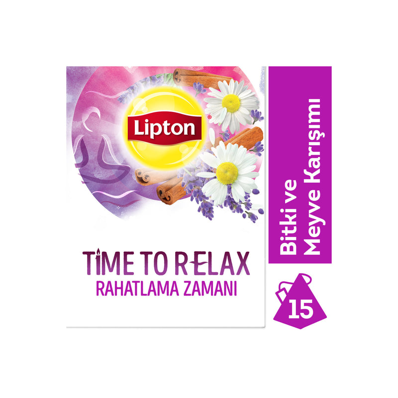 Lipton Time To Relax Herbal and Fruit Tea 15'li 22.5g