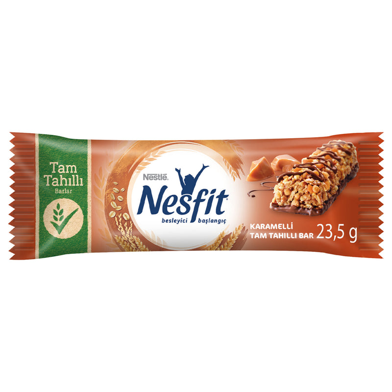 Nestle Nesfit Caramel Granola Bar (Karamelli Tahıllı Bar) 23.5g