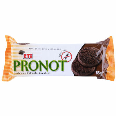 Pronot Gluten-Free Chocolate Cookies (Kakaolu Glutensiz Kurabiye) 85g