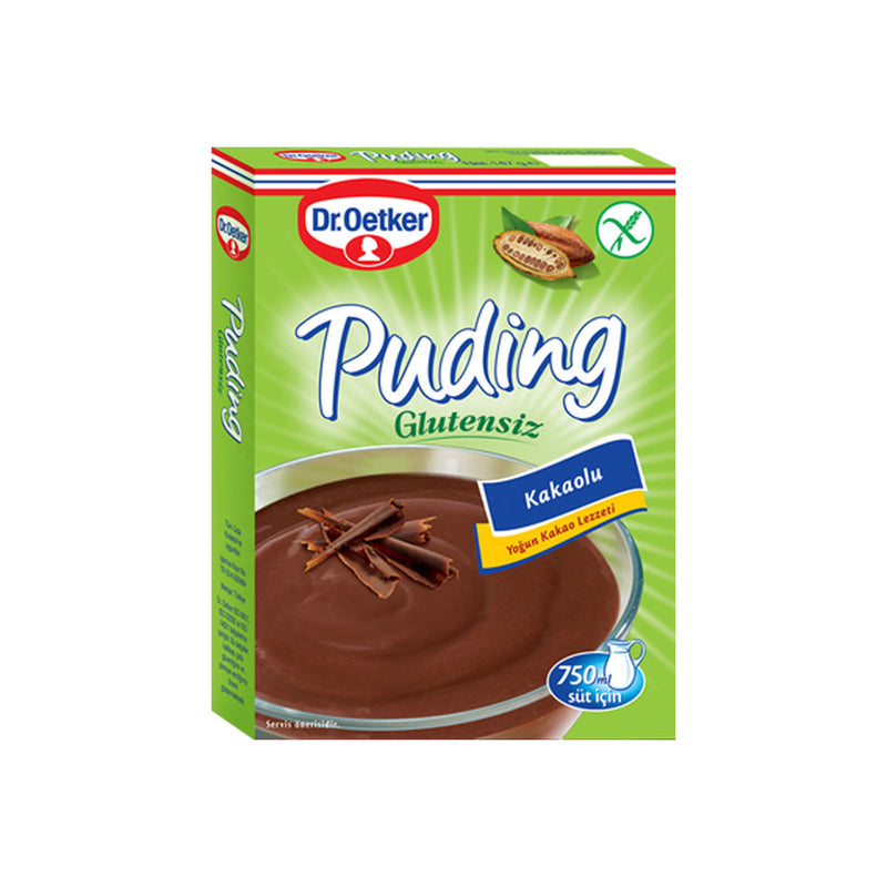 Dr. Oetker Gluten-Free Chocolate Pudding Mix (Glutensiz Kakaolu Puding) 147g