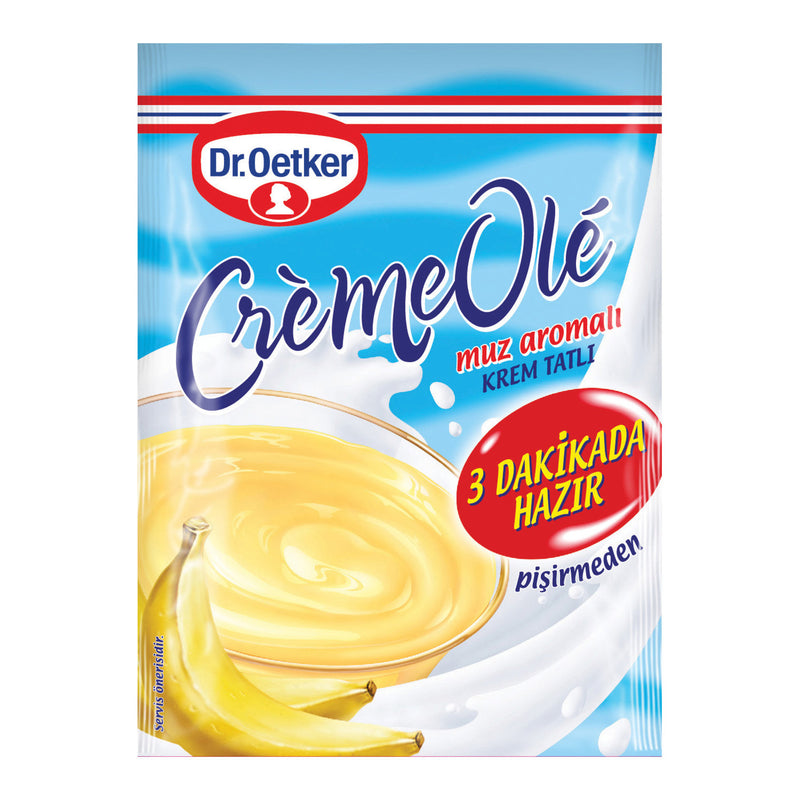 Dr. Oetker Crème Olé Banana Cream Dessert Mix (Muz Aromalı) 110g