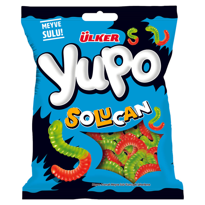 Yupo Gummy Worms (Solucan) 80g