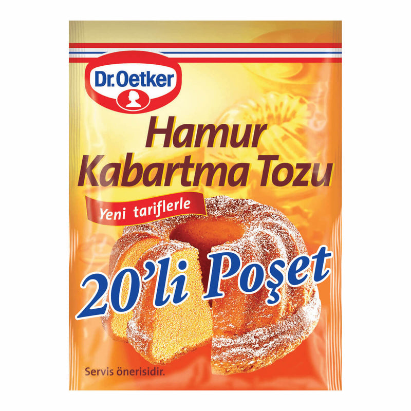 Dr. Oetker Baking Powder (Hamur Kabartma Tozu) 20x10g