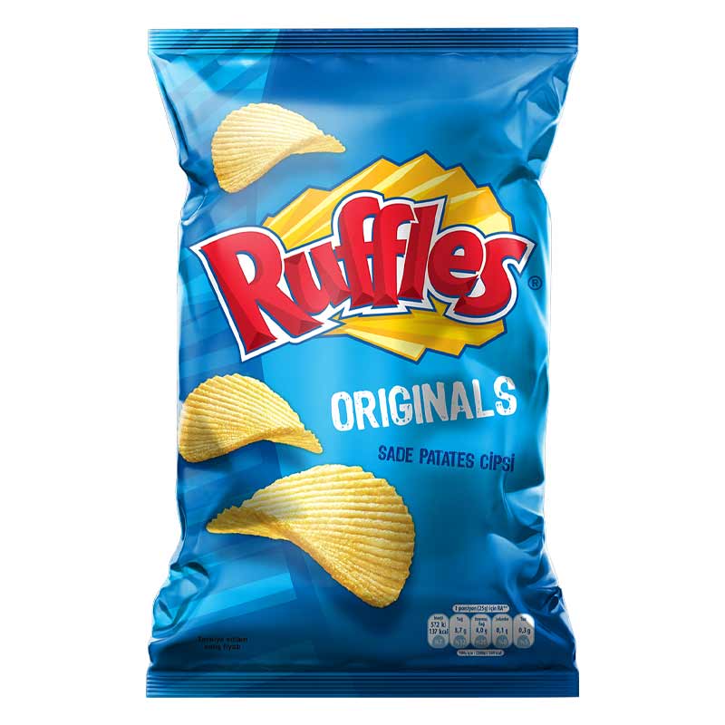Ruffles Original Potato Chips (Cips Patates Orginals) 107g