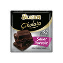 Ülker 52% Dark Chocolate, No Added Sugar (Şeker İlavesiz %52 Bitter Çikolata) 60 gr