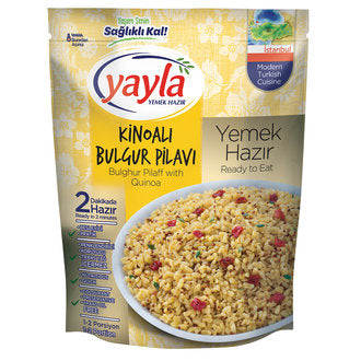Yayla Bulgur Pilaf with Quinoa (Yemek Hazır Kinoalı Bulgur Pilavı) 250g
