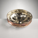 Large Copper Bowl, Handmade %100 Copper (El Kesimi Bakır Tas Büyük Boy %100 Bakır)