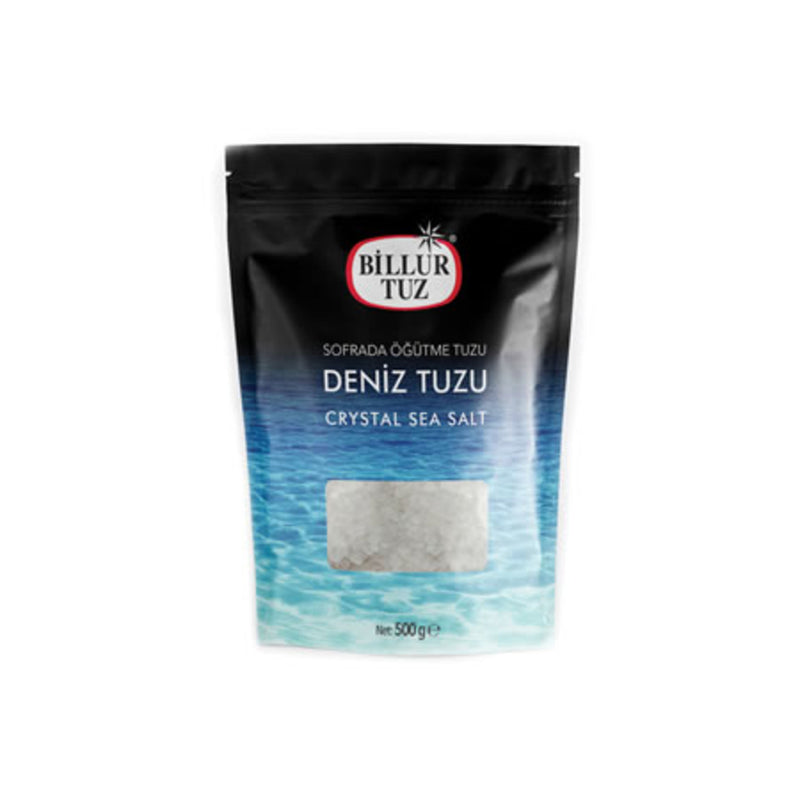 Billur Tuz Crystal Sea Salt (Sofrada Öğütme Deniz Tuzu) 500g