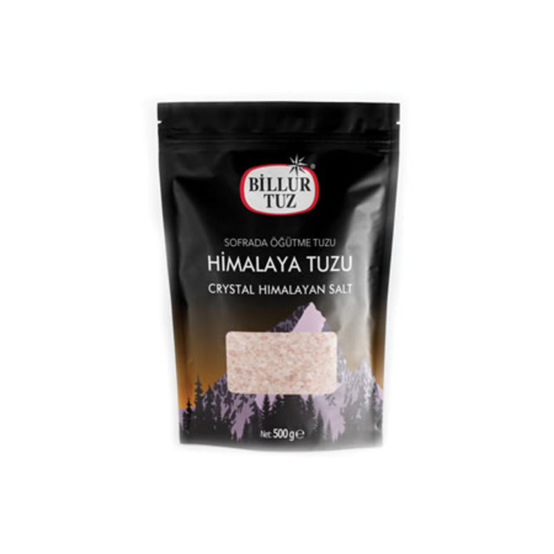Billur Tuz Crystal Himalayan Salt (Sofrada Öğütme Himalaya Tuzu) 500g