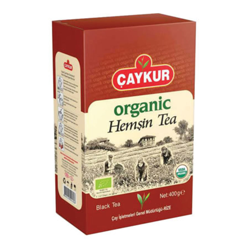 Çaykur Organic Hemşin Loose-Leaf Black Tea (Organik Hemşin Karton Kutu) 400g