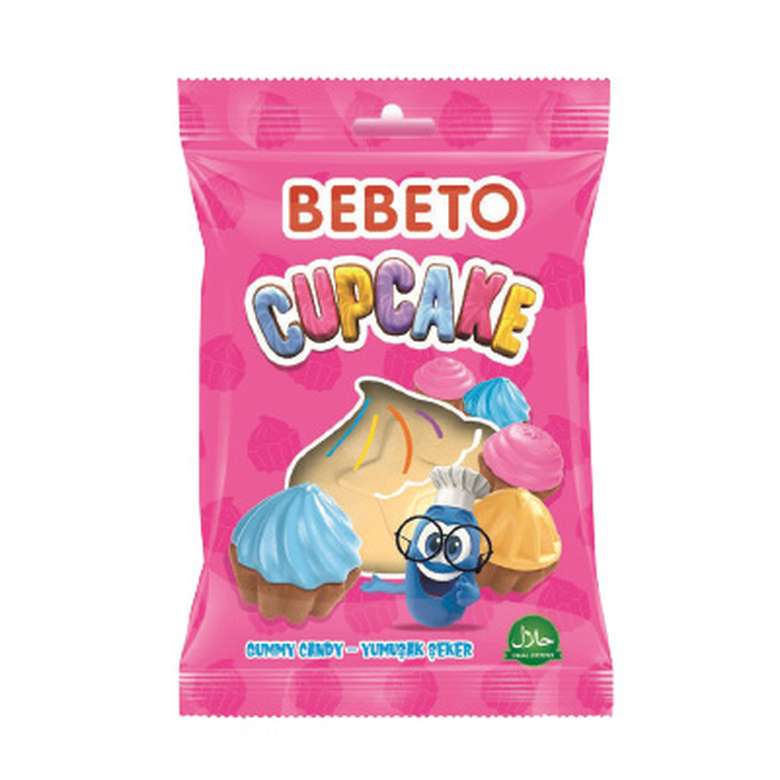 Bebeto Soft Cupcake Candy (Yumuşak Şeker Cupcake) 25g