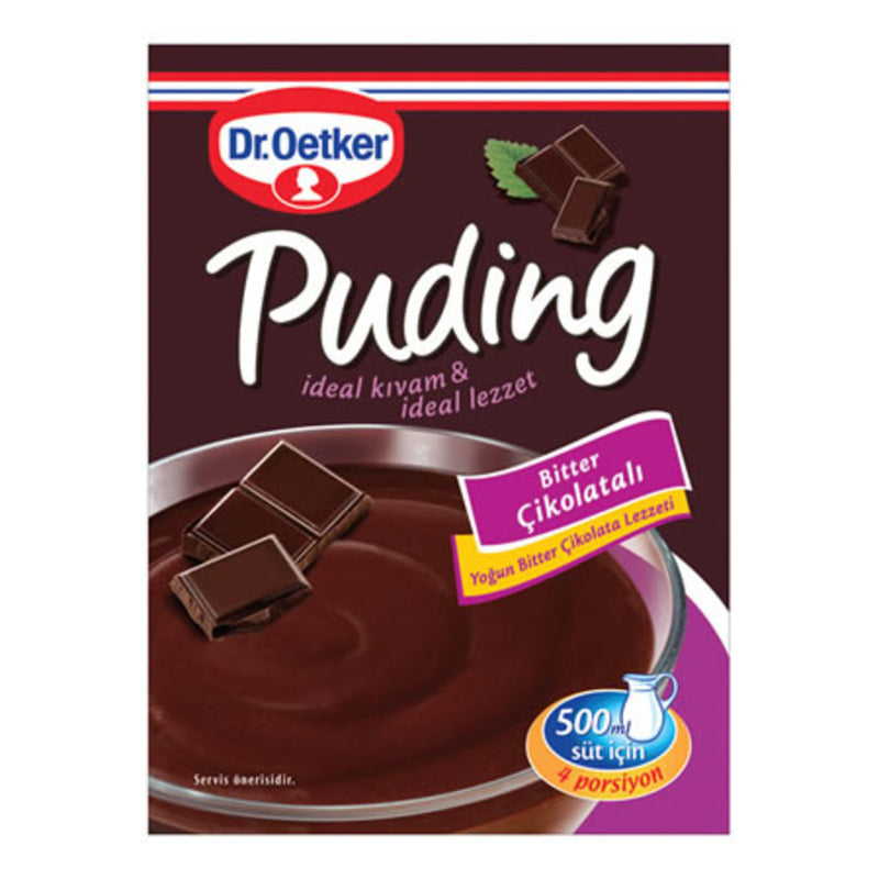 Dr. Oetker Bitter Chocolate Pudding Mix (Bitter Çikolatalı Puding) 111g