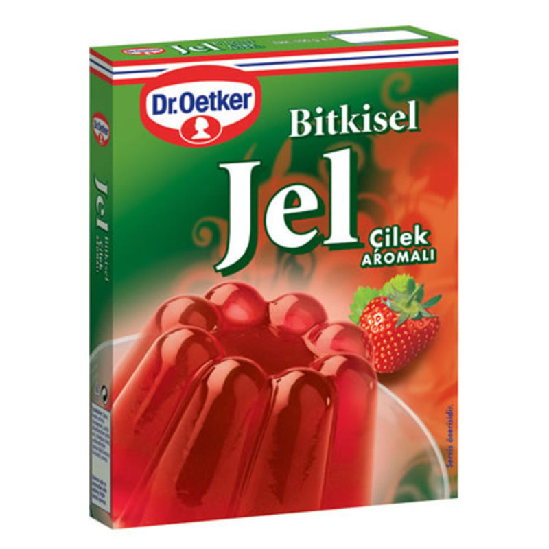 Dr. Oetker Herbal Strawberry Jelly (Bitkisel Çilek Aromalı Jel) 100g
