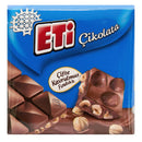 Eti Milk Chocolate with Hazelnuts (Çifte Kavrulmuş Fındıklı Sütlü Kare Çikolata) 75g
