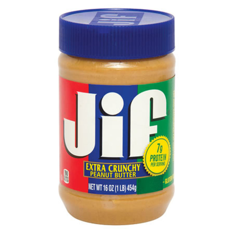 Jif Extra Crunchy Peanut Butter (Yer Fıstığı Ezmesi) 454g
