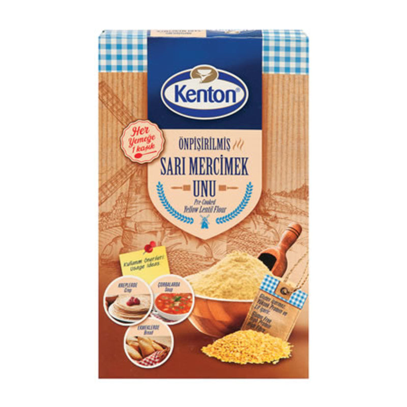 Kenton Precooked Yellow Lentil Flour (Ön Pişirilmiş Mercimek Unu) 250g