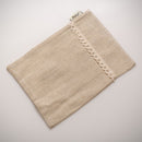 Cotton and Goat Hair Mix Lacy Mitt (Pamuk ve Keçi Kılı Karışık Dantelli Kese)