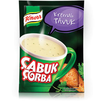 Knorr Quick Cream of Chicken Soup Mix (Çabuk Çorba Kremalı Tavuk) 18g