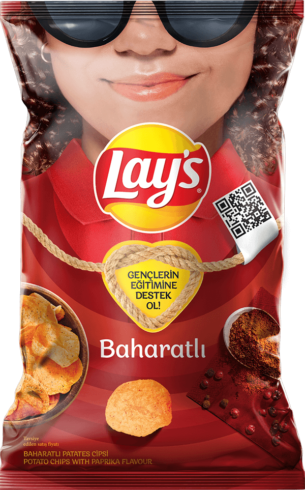 Lays Spiced Potato Chips (Cips Pat.baharatlı Süp Boy) 107g