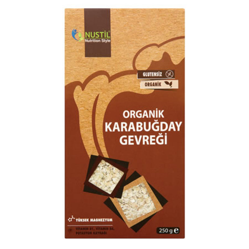 Nustil Organic Buckwheat Cereal (Organik Karabuğday Gevreği) 250g