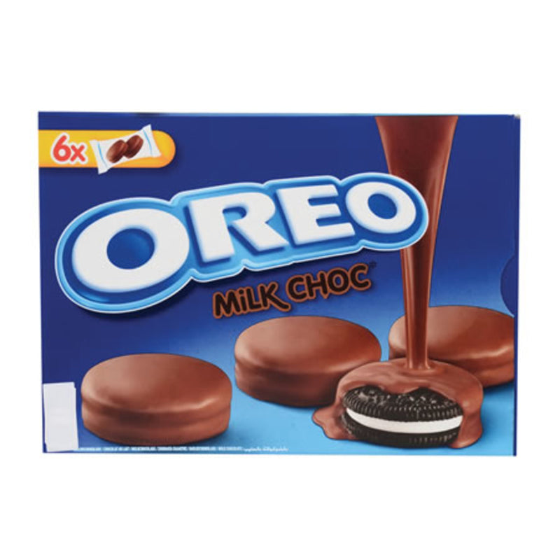 Oreo Milk Chocolate Coated Cookies, Pack of 6 (Sütlü Çikolata Kaplamalı Bisküvi) 246g