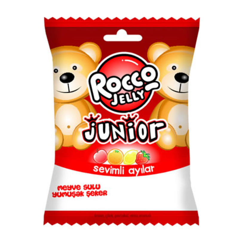 Rocco Jelly Junior Gummy Bears (Sevimli Ayılar) 80g