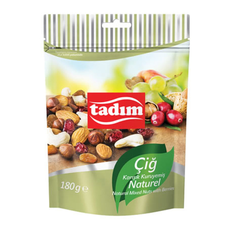 Tadım Natural Mixed Nuts with Berries 180g