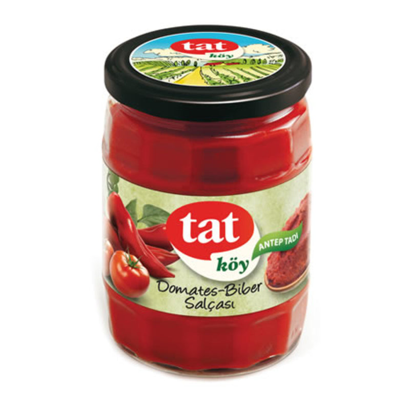 Tat Köy Antep Style Tomato-Pepper Paste (Domates-Biber Salçası) 560g