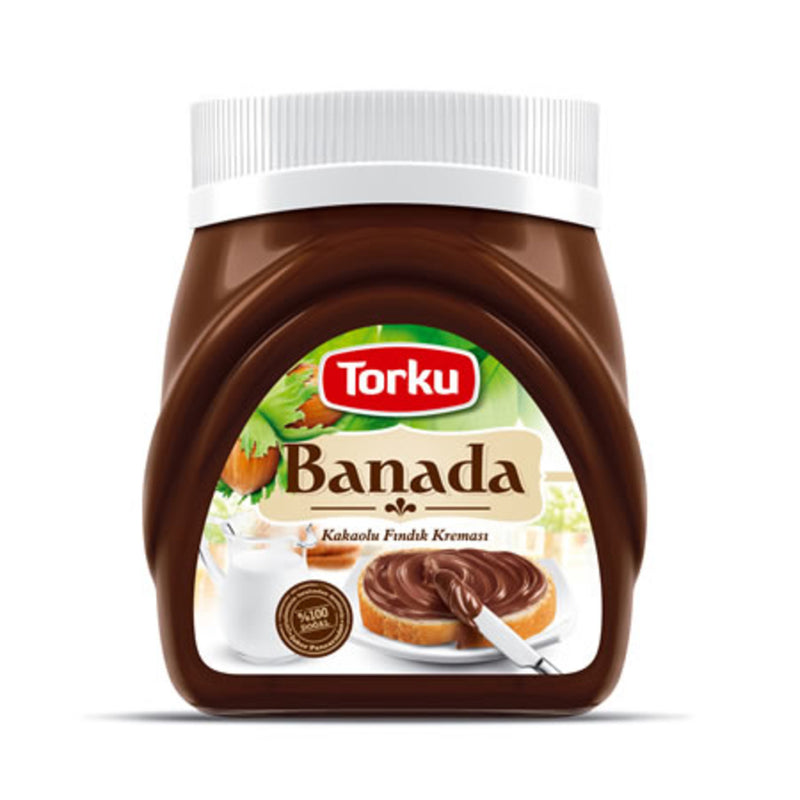 Torku Banada Chocolate Hazelnut Cream (Kakaolu Fındık Kreması) 400g