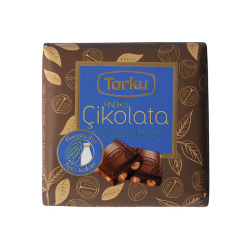 Torku Chocolate with Hazelnuts (Fındıklı Kare Çikolata) 70g