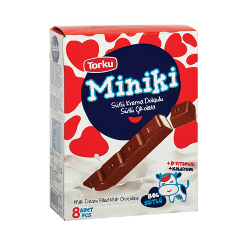 Torku Miniki Cream-Filled Milk Chocolate (Sütlü Çikolata) 72g