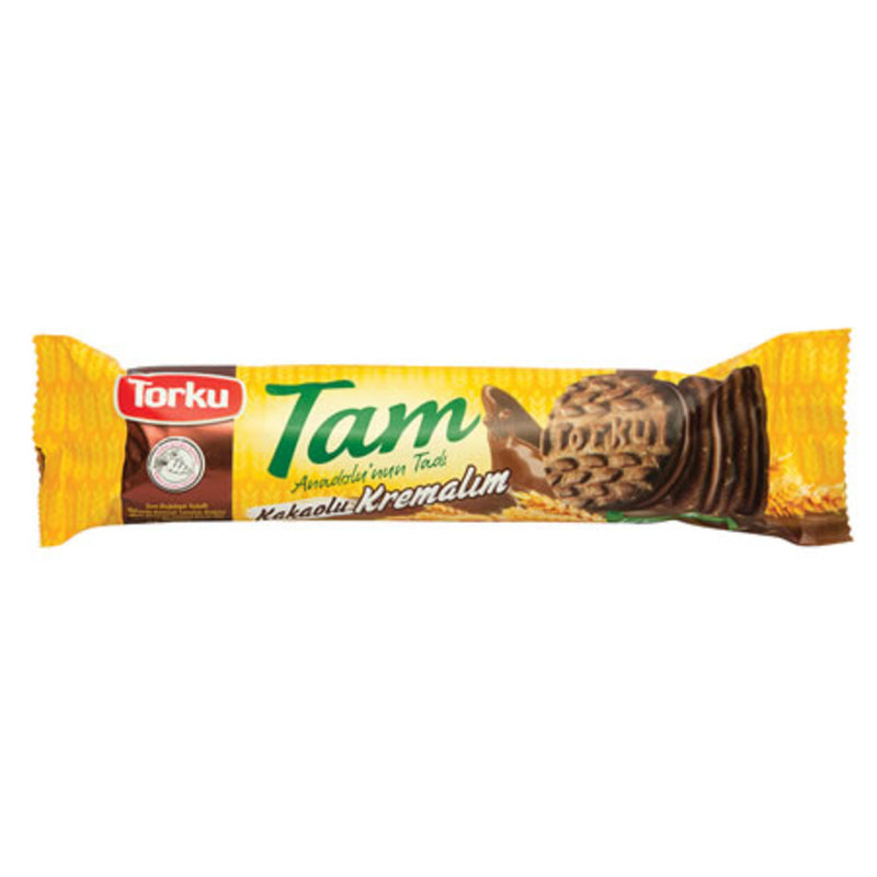 Torku Cocoa Cream Biscuits (Tam Kremalım Kakao Kremalı Bisküvi) 83g