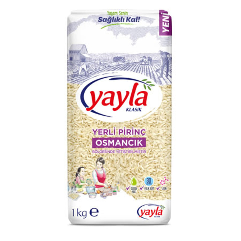 Yayla Osmancık Rice (Yerli Pirinç Osmancık Bölgesi) 1kg
